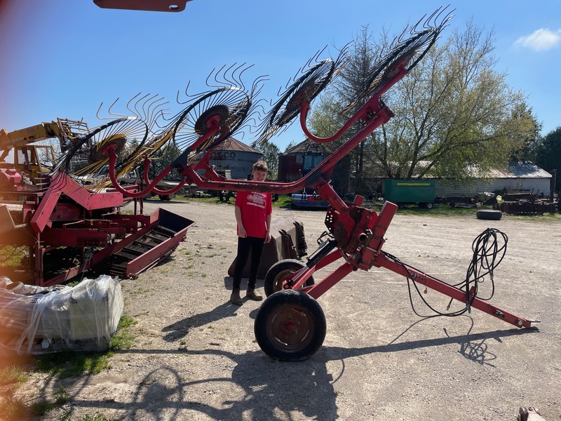 Hay/Forage/Livestock  Inverstol Wheel Rake - Hydraulic Fold & Lift - 8 Wheel Photo