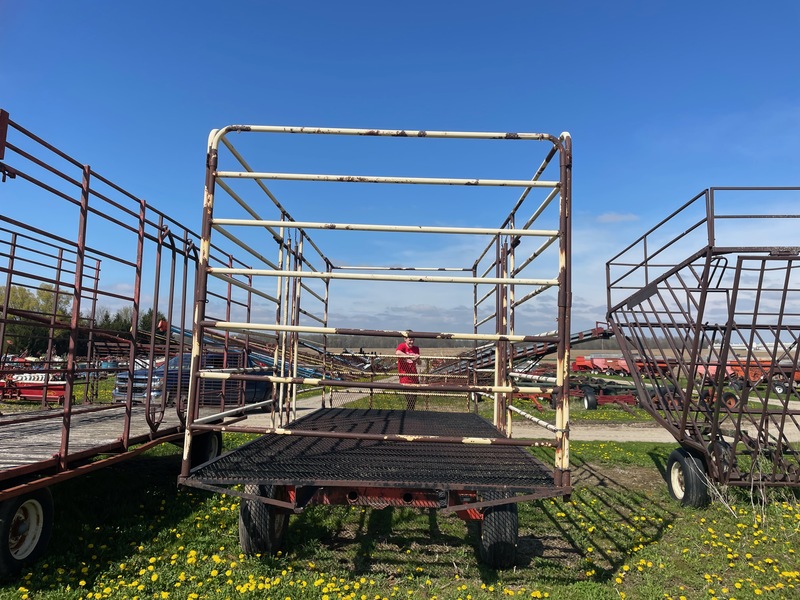 Wagons  Steel Mesh Thrower Wagon - 8.5' x 20' - Double Reach Photo