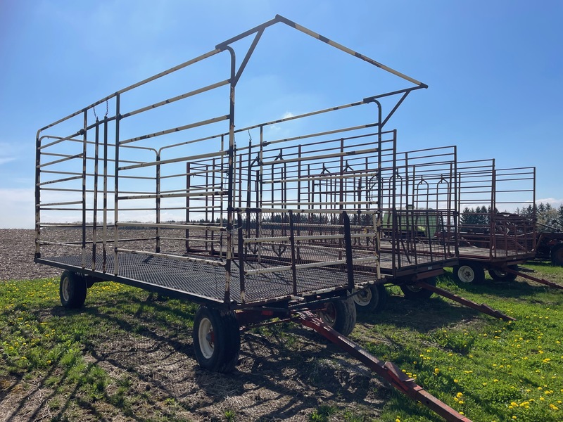 Wagons  Steel Mesh Thrower Wagon - 8.5' x 20' - Double Reach Photo