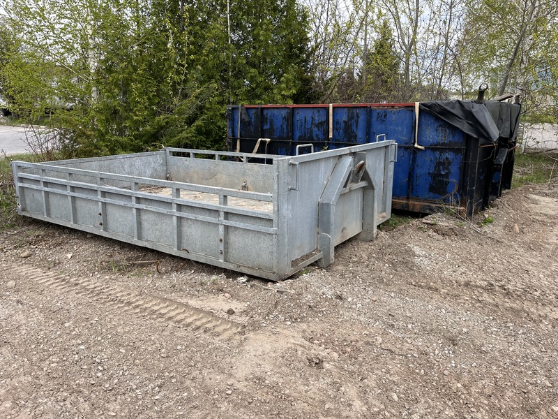 International 4300 Roll off truck with 3 bins package 