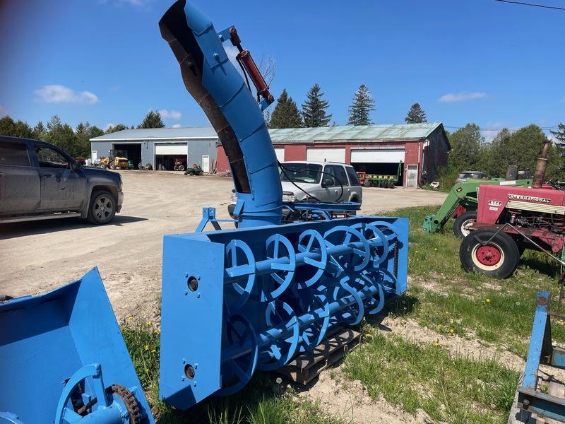 Snow Removal  Lucknow 8.5ft Double Auger Snow Blower with Hydraulic Chute + Tip Photo