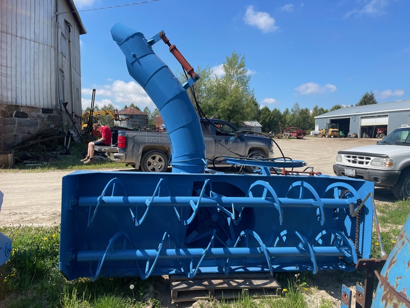 Snow Removal  Lucknow 8.5ft Double Auger Snow Blower with Hydraulic Chute + Tip Photo