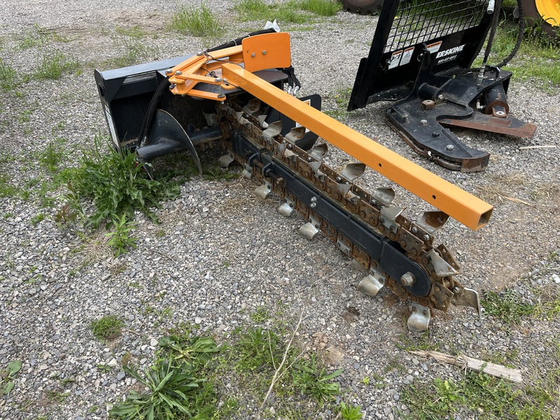 Skid Steer Trencher and Tree Shear Attachments 