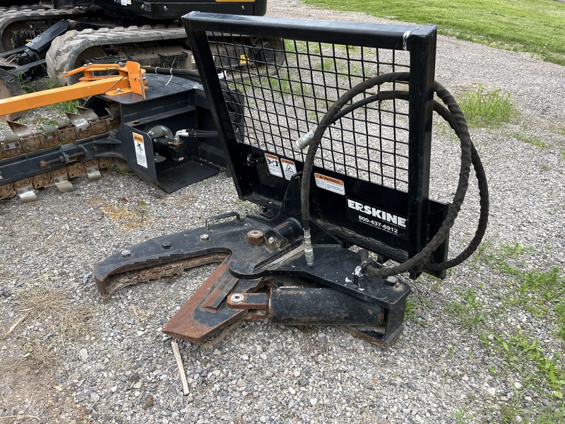 Skid Steer Trencher and Tree Shear Attachments 