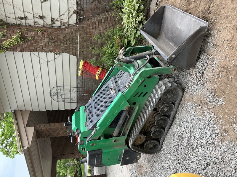 Mammoth Stand on Track Loader 