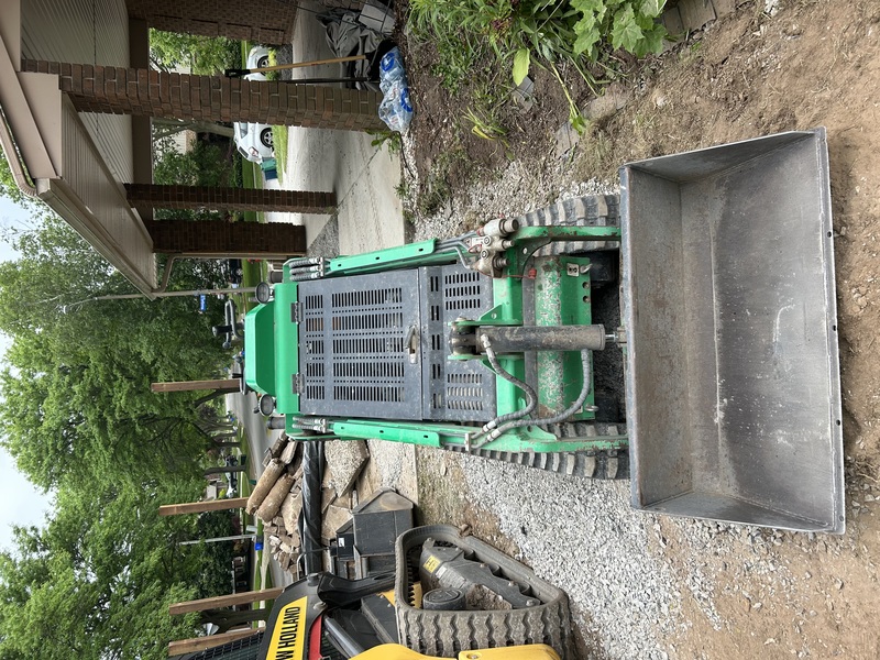 Mammoth Stand on Track Loader 