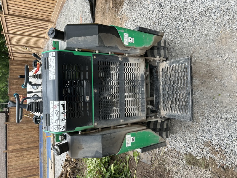 Mammoth Stand on Track Loader 