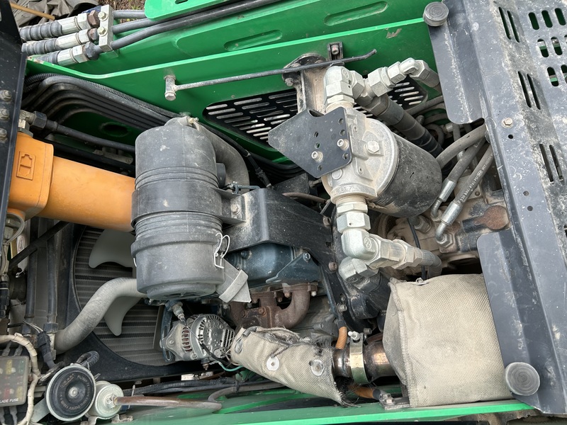 Mammoth Stand on Track Loader 