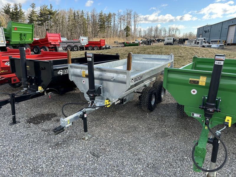 3-Ton Badger Galvanized Off-Road Dump Trailer