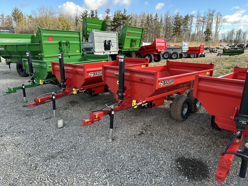 Cargo, Utility Trailers  3-Ton Badger Galvanized Off-Road Dump Trailer Photo