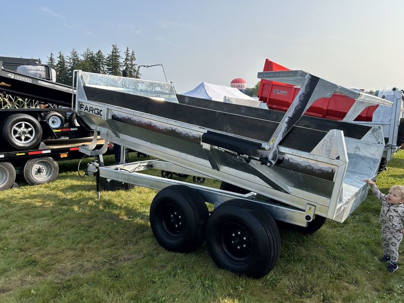 9-Ton Fargo Galvanized Off-Road Dump Trailer