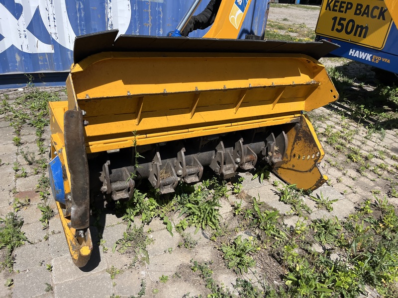 John Deere 6120M Tractor Loader with Bomford Boom Mower
