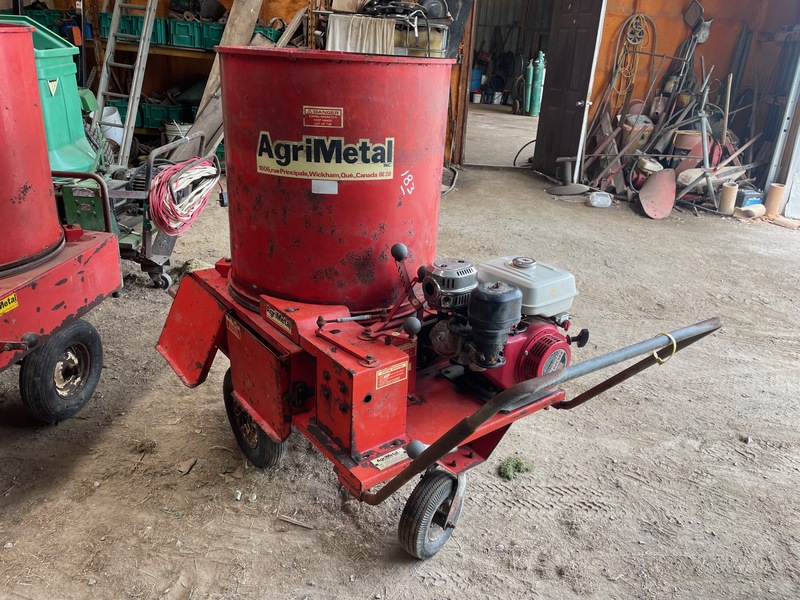 Hay/Forage/Livestock  AgriMetal Small Square Bale Chopper - Gas Powered Photo