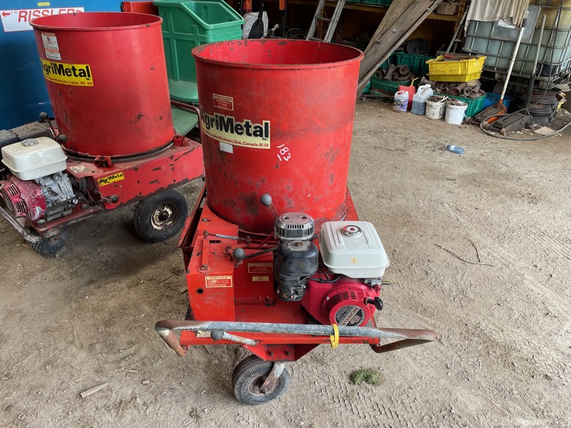 Hay/Forage/Livestock  AgriMetal Small Square Bale Chopper - Gas Powered Photo