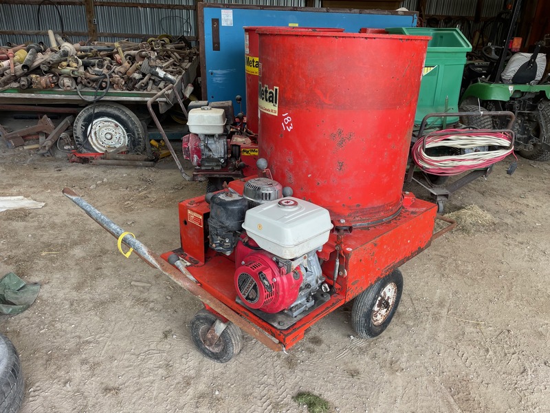 Hay/Forage/Livestock  AgriMetal Small Square Bale Chopper - Gas Powered Photo