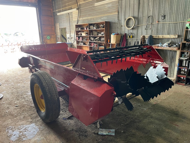 Manure Equipment  Massey Ferguson 160 Manure Spreader - Double Beaters + NEW Floor Photo