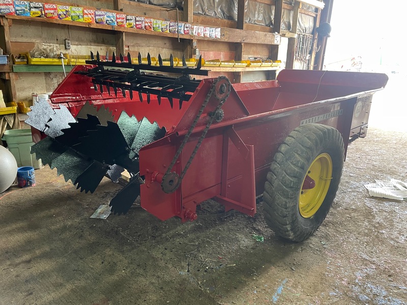 Manure Equipment  Massey Ferguson 160 Manure Spreader - Double Beaters + NEW Floor Photo