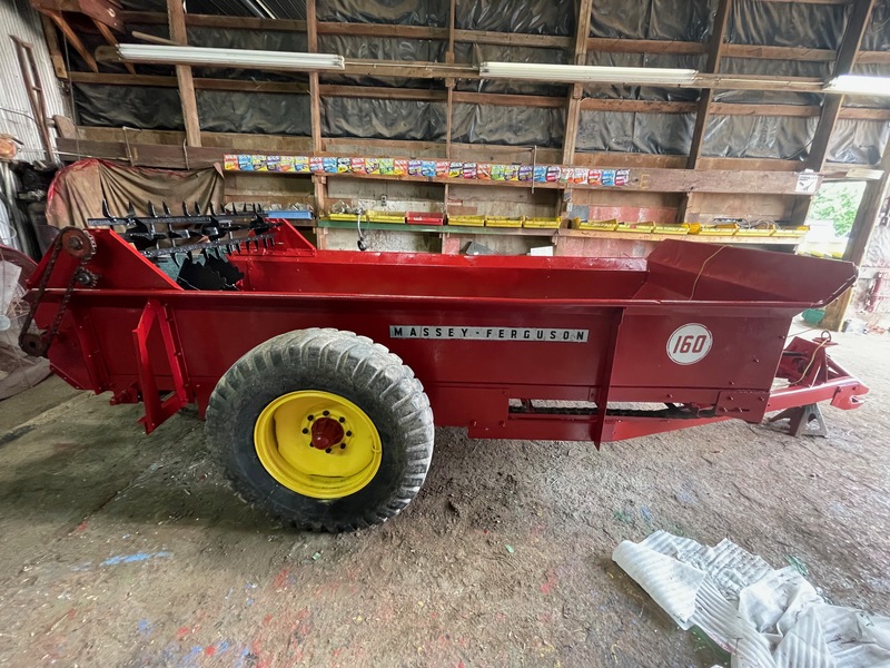 Manure Equipment  Massey Ferguson 160 Manure Spreader - Double Beaters + NEW Floor Photo