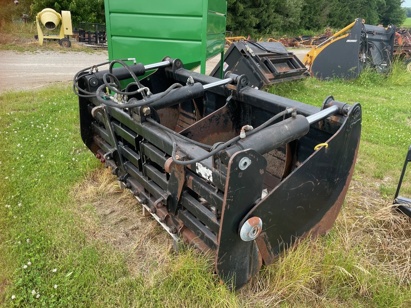 Attachments  Silo Cut 74" Euro Quick Attach Silage Cutter Grapple Photo