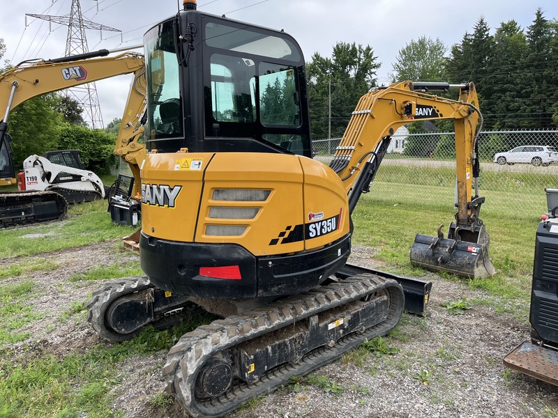 Sany SY35U Excavator - only 485hrs 