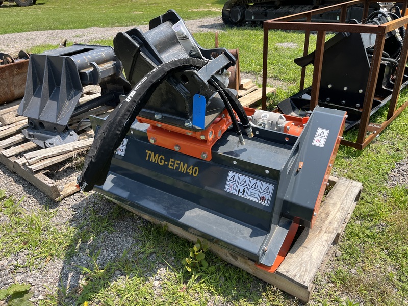 Bobcat E35 xchange mount attachments 