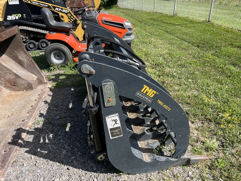 72” Root Rake Grapple Attachment for skid steer 