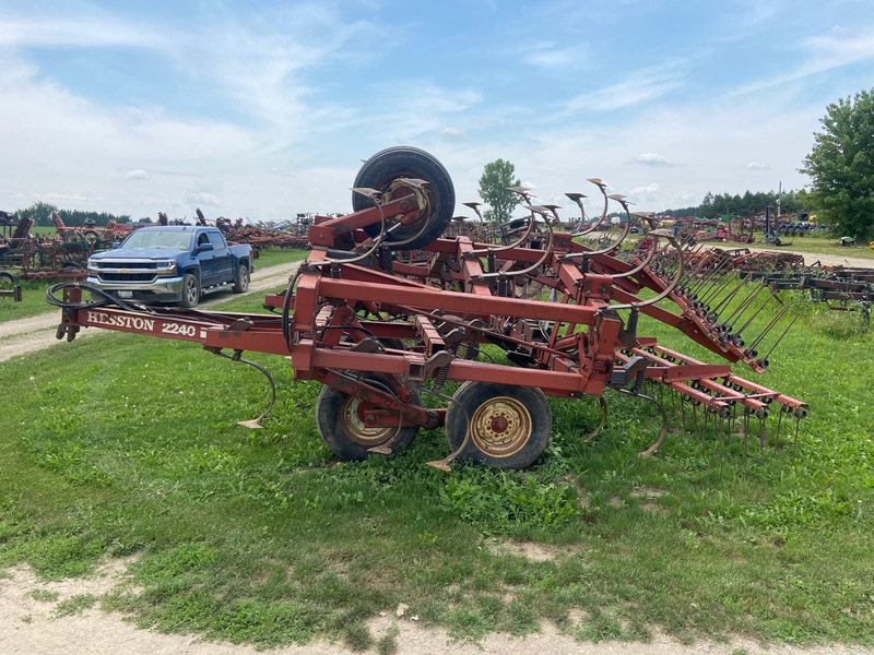 Tillage - Cultivators  Hesston 2240 Cultivator with Harrows - 22ft Photo