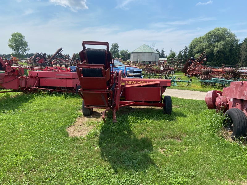 Hay/Forage/Livestock  New Holland 273 Small Square Baler with Thrower Photo