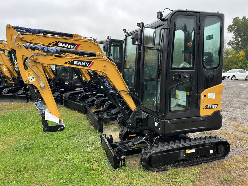 Sany SY18C Mini Excavator w/Cab 