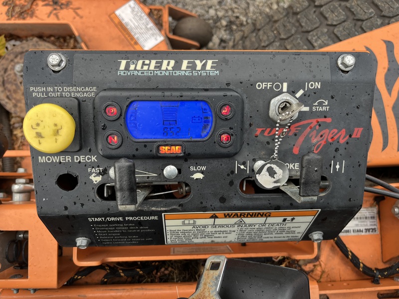 Scag 72” Turf Tiger Zero Turn Mower for sale 