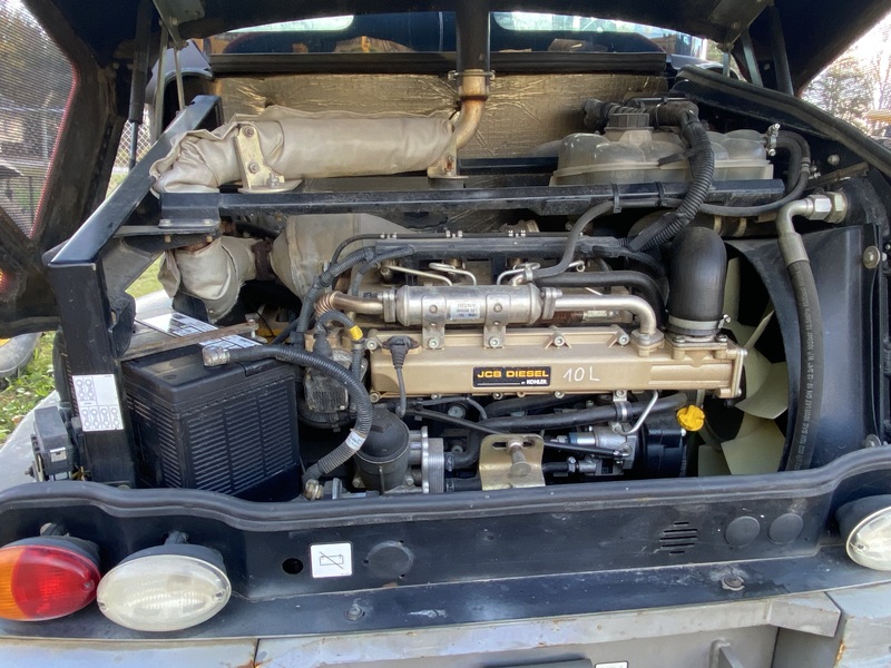 JCB 409 Compact Wheel Loader with plow 