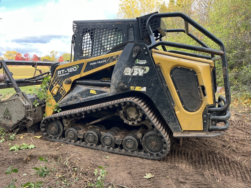 ASV RT120F Forestry Compact Track loader 