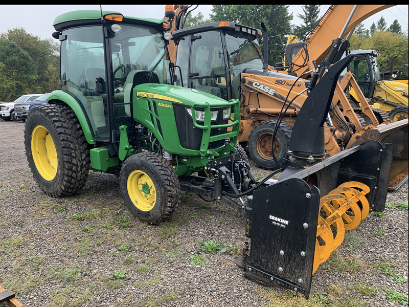 John Deere 4066R Tractor/Loader/Blower/Chipper