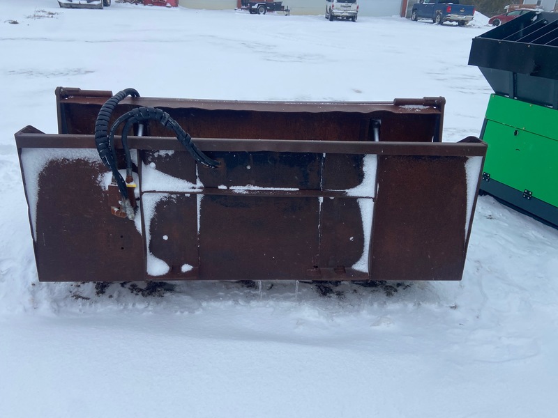 Construction  Skid Steer Grapple Bucket - 7' Photo