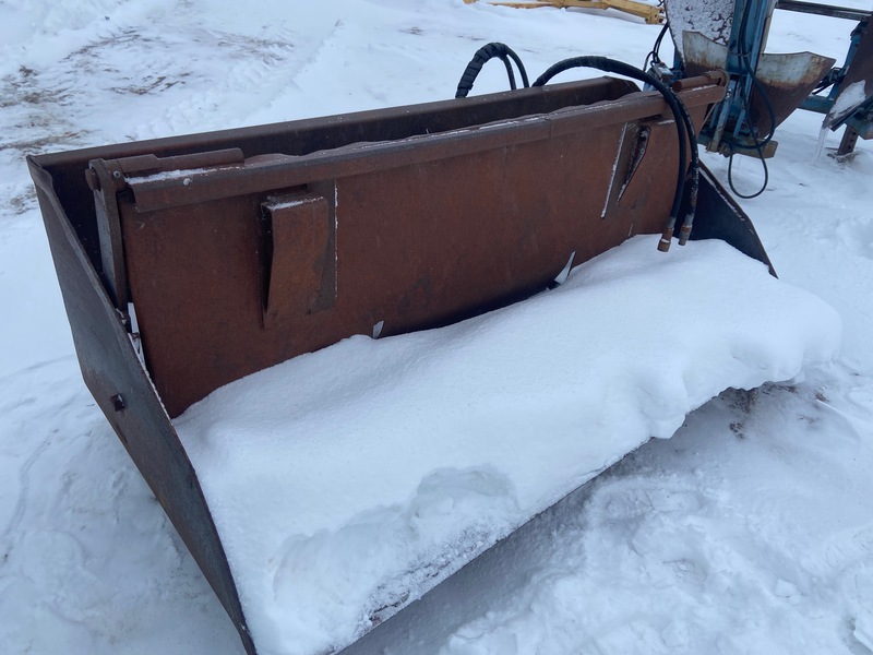 Construction  Skid Steer Grapple Bucket - 7' Photo