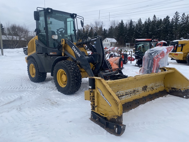 John Deere 244L Loader with plow for sale 