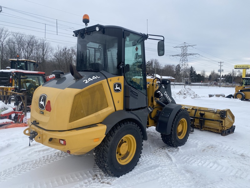 John Deere 244L Loader with plow for sale 
