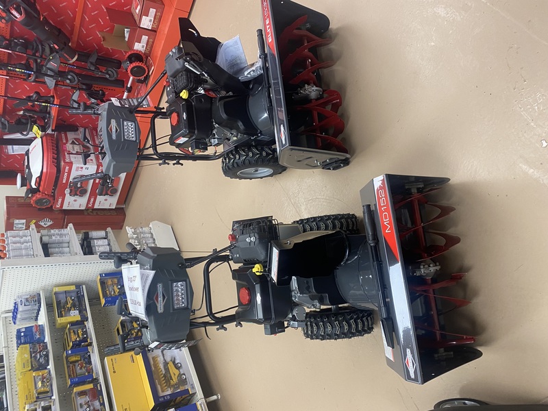 Briggs  Snowblowers for sale 
