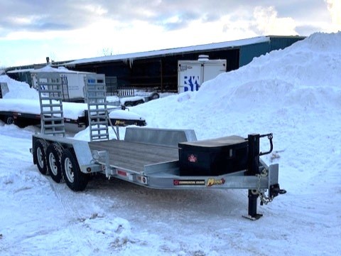 2025 Miska 10 Ton Galvanized Equipment Trailer