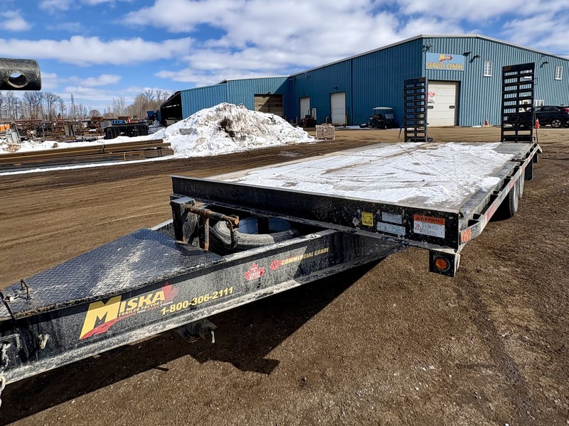 2023 Miska 7 Ton Deckover Equipment Float Trailer