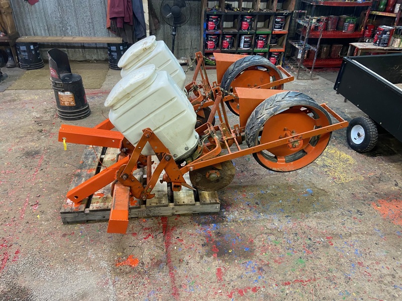 Planting  Allis-Chalmers Corn + Bean Planter Photo