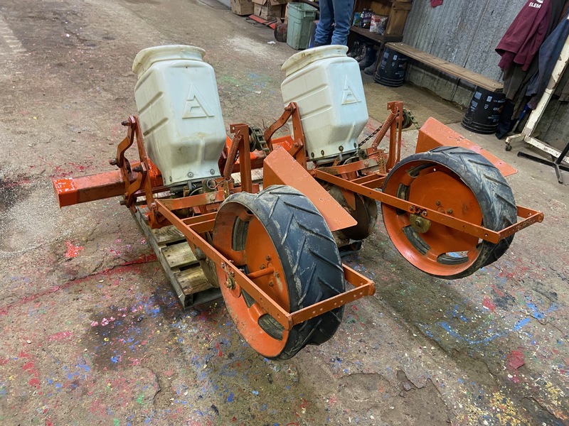 Planting  Allis-Chalmers Corn + Bean Planter Photo
