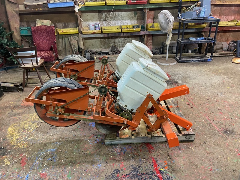 Planting  Allis-Chalmers Corn + Bean Planter Photo