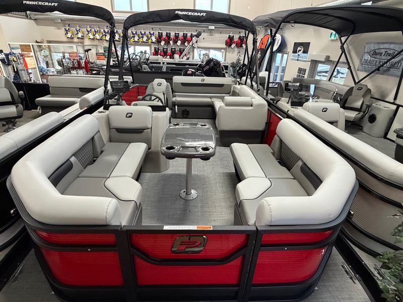 Princecraft Boats  2026 Princecraft Vectra 21 RL Pontoon Boat (Red) Photo