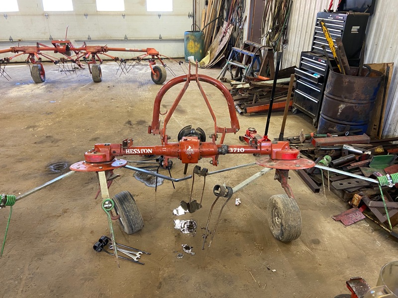 Hay/Forage/Livestock  Hesston-Agco 3710 - 2 Wheel Tedder Photo