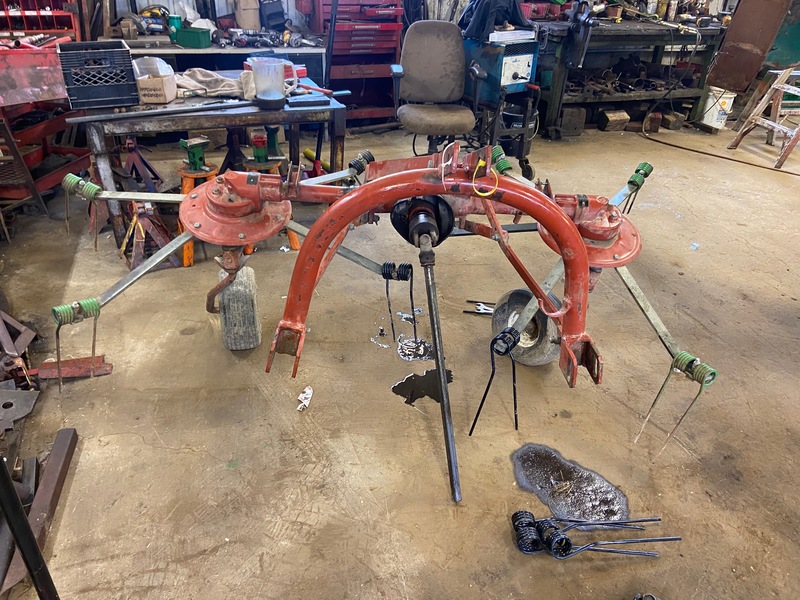 Hay/Forage/Livestock  Hesston-Agco 3710 - 2 Wheel Tedder Photo