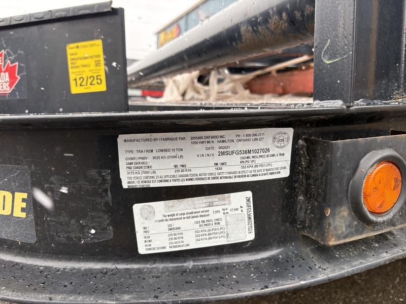 Cargo, Utility Trailers  2021 Miska 10 Ton Lowbed Equipment Float Trailer Photo