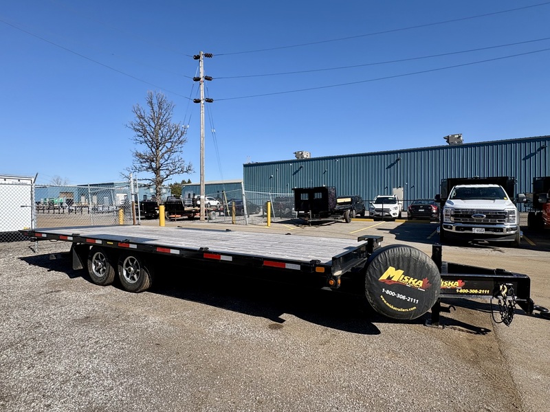 Cargo, Utility Trailers  2026 Miska 24' Hydraulic Tilt Flatbed Trailer Photo