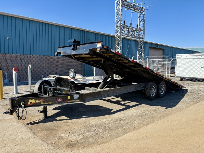 2026 Miska 24' Hydraulic Tilt Flatbed Trailer