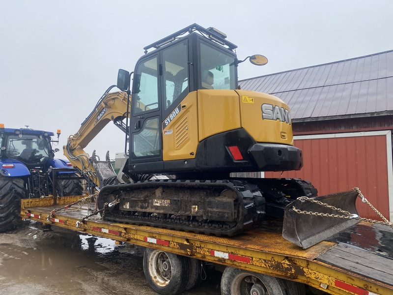 Sany SY80U Excavator/Mulcher package 